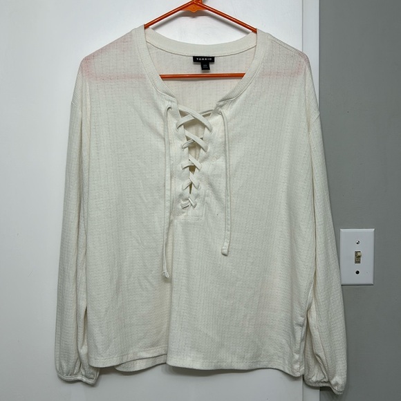 Torrid Lace-up Top 00 - Picture 1 of 2